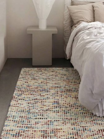 Wollteppich Big Drop Mehrfarbig Klein Oeko-Tex