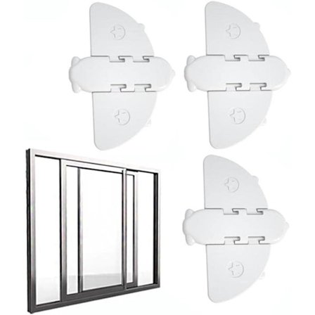 3 stk Skyvedørslås Barnesikring Babysikring Skap