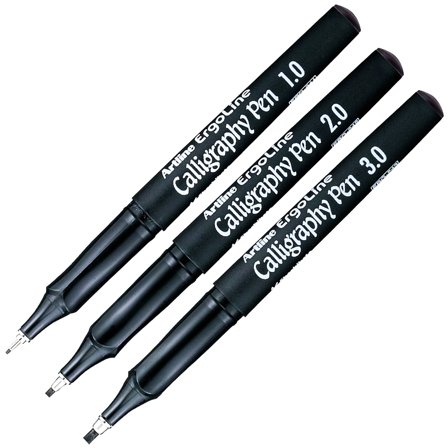 Artline Ergoline Calligraphy Pen Black 1.0 mm