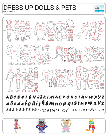 Craftwell Image Card, Dolls &Pets