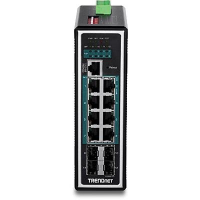 TRENDnet TI-PG1284I - switch - 12 porter - Styrt - TAA-samsvar