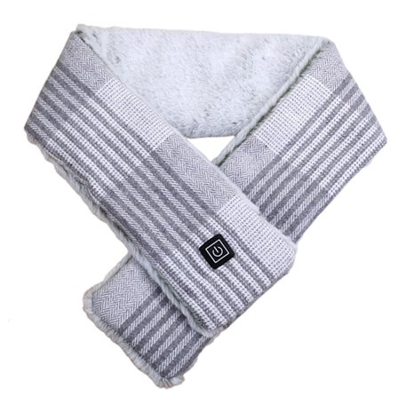 Opvarmet Halstørklæde, Halsvarmer, Elektrisk Sjal, USB-Infrarød Varme