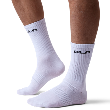 CLN ATHLETICS Team Sock, White
