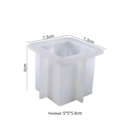 DIY Lys Silikoneforme Epoxyharpiks Lysvarmer Form Lysestage Støbeform Håndværk Aromaterapi Lysbakke