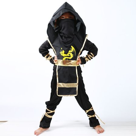 Mub- Wholesale Kids Black Carnival Party Children Anime Cosplay Japanese Ninja Costume For Children