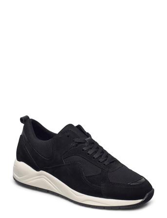 Biadakota Suede Sneaker Matalavartiset Sneakerit Tennarit Musta Bianco