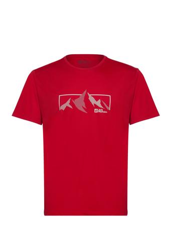 Peak Graphic T M Red Jack Wolfskin