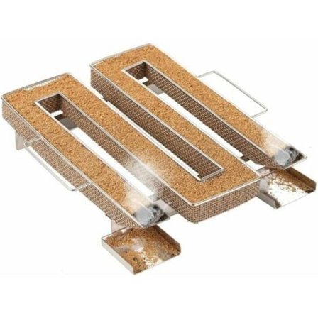 Koldrøgningsgenerator med håndtag, rustfrit stål koldrøgningsgenerator, ryger koldrøgningsgenerator, til grill, rygere