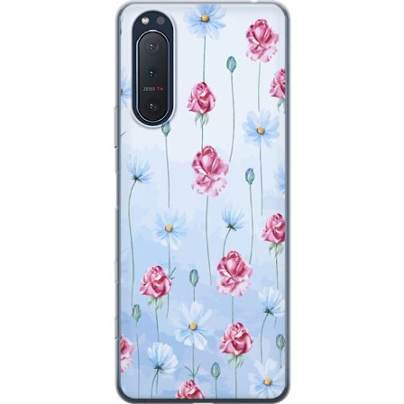 Kompatibelt Mobildeksel til Sony Xperia 5 II Petal Reverie Sky Blue