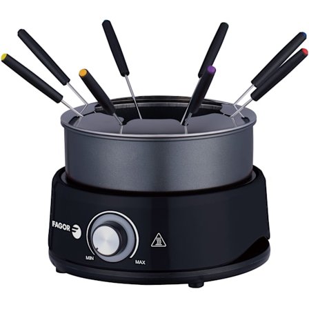 FAGOR Fondue-set - FGFD8 - 1,6 l kapacitet - Räcker till upp till 8 personer - Justerbar termostat - 800 W