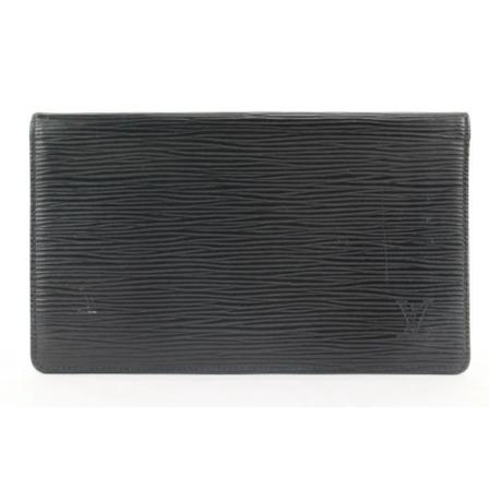 Louis Vuitton Vintage, Pre-owned Leather wallets Zwart, Dames, Maat:ONE Size