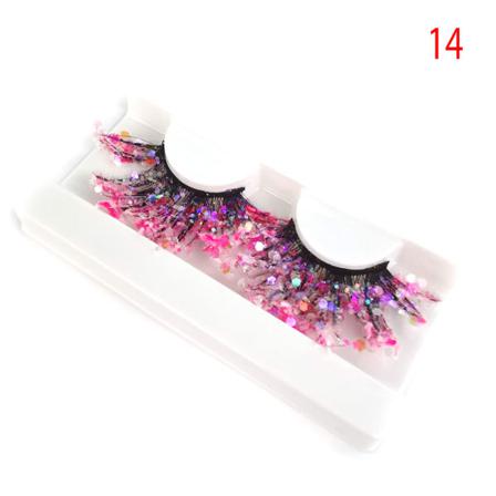 1 Par 25 Mm 3d Glitter Paljett Lösfransar Färg Lysande Tjock