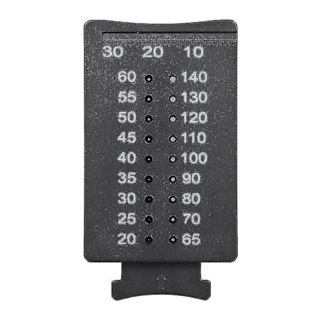 Dental Gutta Percha-skärare Mätlinjaler Endodontisk Spännvidd Mätskala Tandläkarverktyg