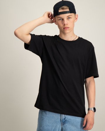 LMTD NLNFAGEN SS L TOP Svart T-skjorter Gutt - Kids Brand Store