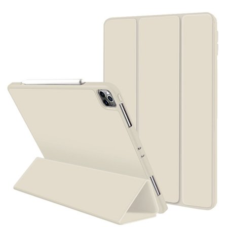 Stilrent skal för iPad Pro 12.9 2021 Haze Gray Magnetiskt Tri-Fold