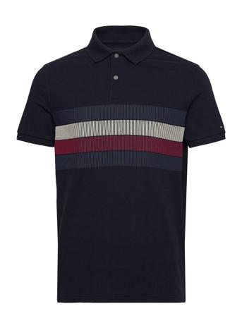 Shadow Global Stripe Reg Polo Navy Tommy Hilfiger