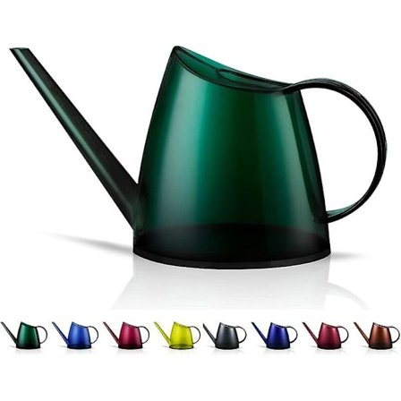 Vattenkanna Grön Inomhus Vattenkanna För Hem Bonsai Växter Trädgårdsblommor Lång Pip 1,4l 1/3 Gallon Liten Genomskinlig Modern