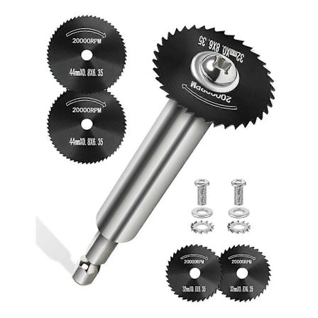 Innvendig rørkutter for PVC-rør med 5 ekstra sagblader, 1/4 tommers sekskantfeste for slagtrekker, innvendig PVC-rørkutter