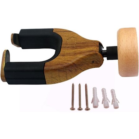 Gitarrväggfäste i trä, väggmonterad gitarrhållare