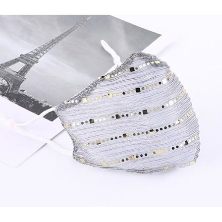 Fashion Mask pailletter mundbeskyttelse i flere farver vaskbar bomuld