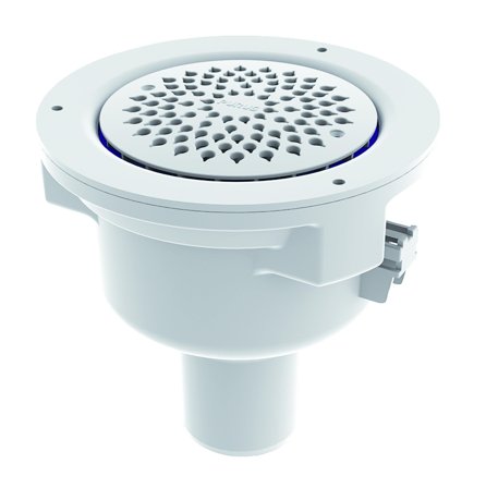 Purus Saga Gulvsluk 150 mm Bunnutløp, Innendørsavløp