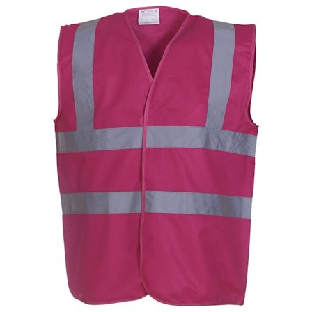 Yoko Unisex Vuxen Hi-Vis Väst XXL Hallon