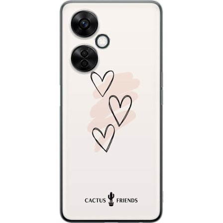 Yhteensopiva Puhelinkuori OnePlus Nord CE 3 Lite Cactus and Friends - Soft Romance Sketch