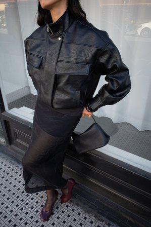 NA-KD - Skjørt i organza - Midiskjørt - Svart - EU 34