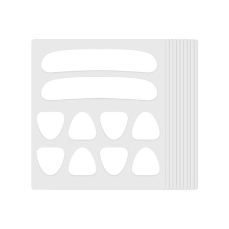 100 stycken/ask Ansikts Anti-rynka Plåster Åtdragande Rynkreducerande