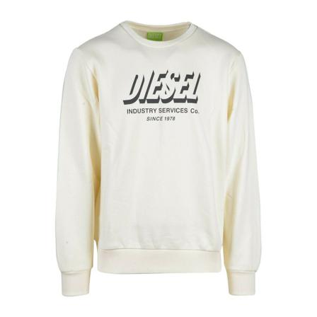 Diesel, Sweatshirt Wit, Heren, Maat:S