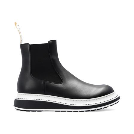 Loewe, Leather Chelsea boots Zwart, Dames, Maat:37 EU