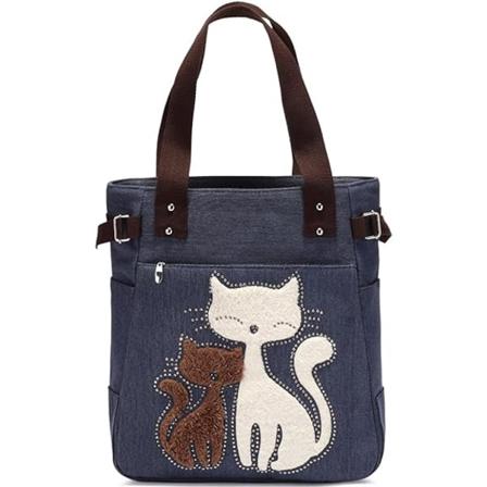 1 stk Blå Dame Skuldervesker