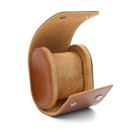 Matkakello Kotelo Yksittäinen Säilytyslaatikko Rannekelloille Nahkainen Kellonäyttö