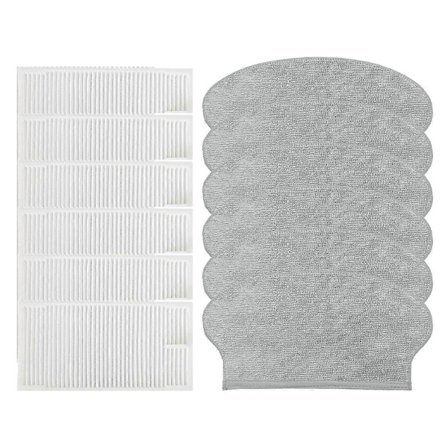 Til Midea M6 / VCR21LDSW / Eureka NER600 Robot Støvsuger Tilbehør Hoved Sidebørste Hepa Filter Moppe Re