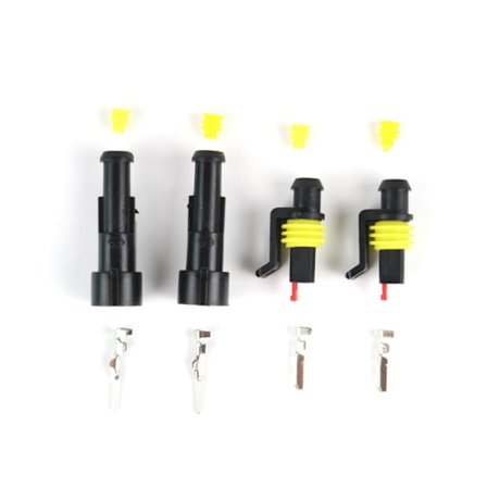 AMP kontakter 4x till xenon + andra vattentäta kopplingar