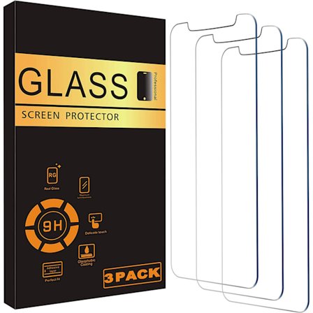 Skärmskydd i glas för iPhone 12/12 Pro 2020 6,1 tum 3-pack Skalvänligt härdat glas