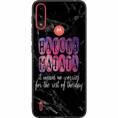 Motorola Moto E7i Power Svart Skal Hakuna Matata