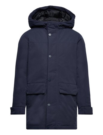 Jjchamp Parka Jacket Jnr Parkas Jakke Marineblå Jack & J S*Betinget Tilbud