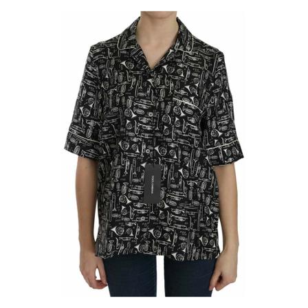 Dolce & Gabbana, Shirts Czarny, Kobieta, Rozmiar: S
