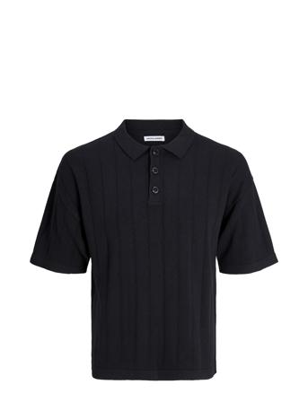Jjmarco Knit Ss Polo Black Jack & J S