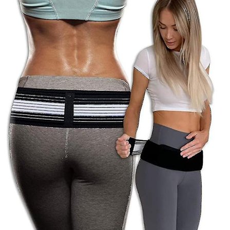 Sacroiliac SI Led Hoftebælte Lændestøtte Bøjle Hoftebeskyttere Bækkenstøttebælte a