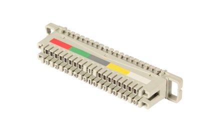 EFB ELEKTRONIK LSA+ TK LSA Anschlussleiste 2/10 zu 10 DA, für Montagewanne