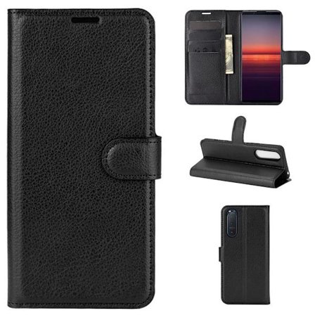 Plånboksfodral Sony Xperia 5 II - Svart