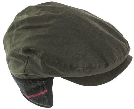 Barbour M's Cheviot Tartan Cap Olive