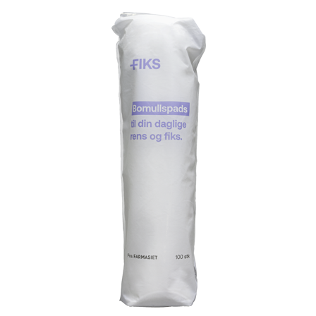 FIKS Bomullspads, 100 stk