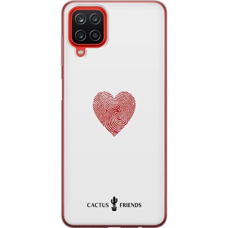 Yhteensopiva Puhelinkuori Samsung Samsung Galaxy A12 Cactus and Friends - Fingerprint Love