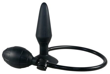 True Black Inflatable Anal Plug - You2Toys