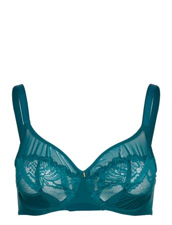 Orangerie Dream Very Covering Underwired Bra Lingerie Bras & Tops Wired Bras Blå CHANTELLE*Betinget Tilbud