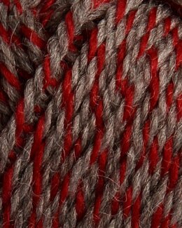 Garn Viking Sportsragg Rot/Braun