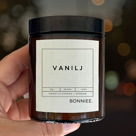 Bonniee Doftljus Vanilj 150 gram